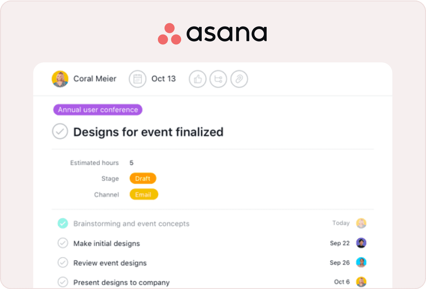 4 Collaboration Features - Asana