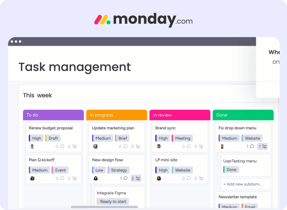 monday.com - Task Management