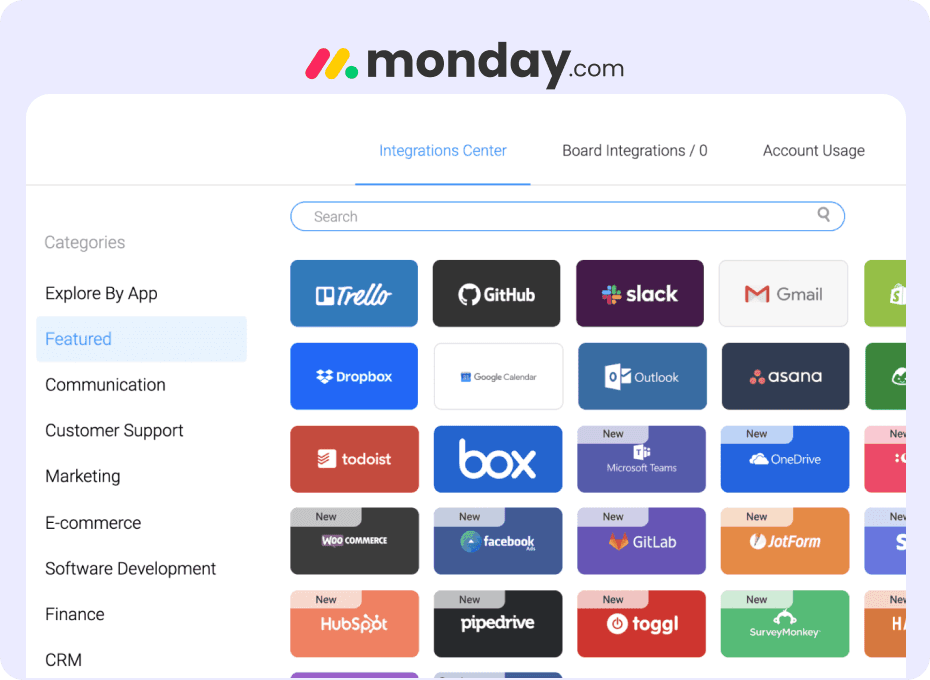 monday.com - Integration