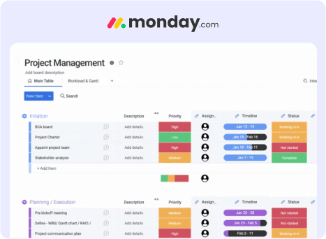 Monday.com - Project Management