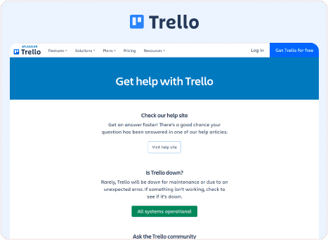 Trello - customer support