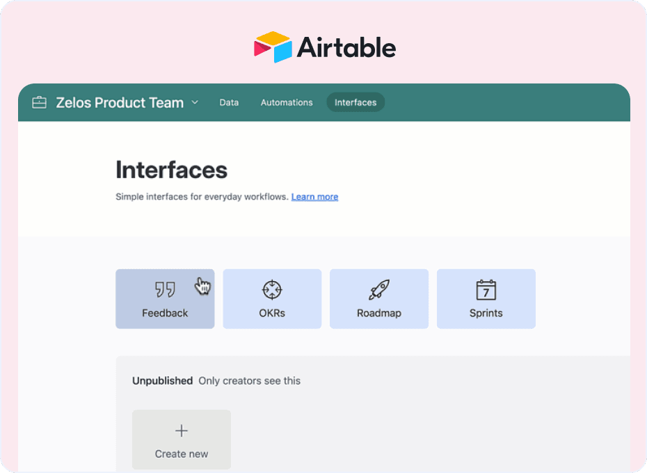 Airtable - Interface