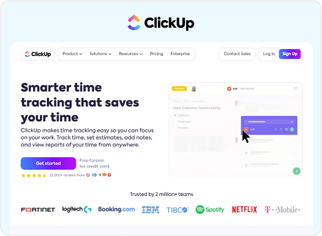 ClickUp - Time Tracking Tools