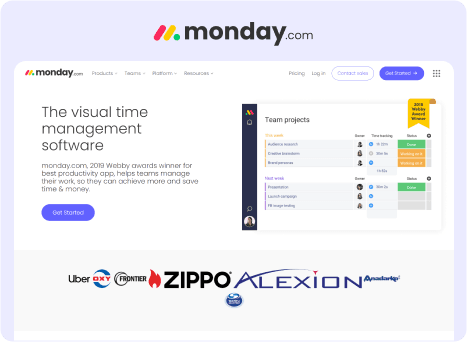 Monday.com - Time Tracking Tools