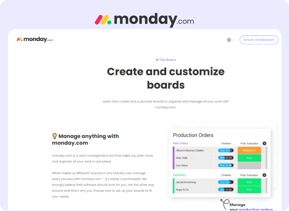 monday.com - Customization