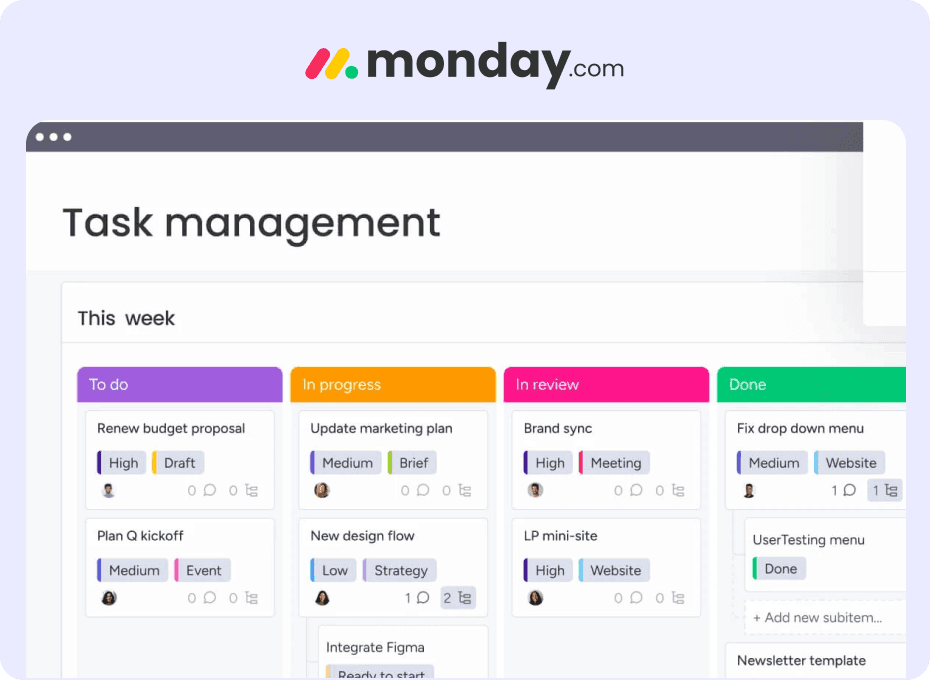 monday.com - Task Management