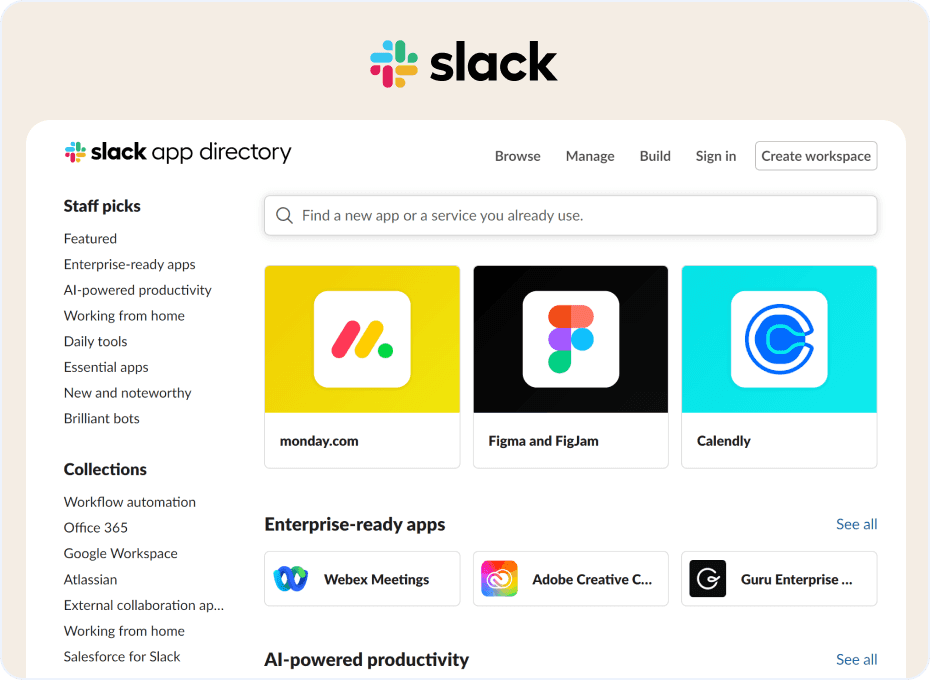 slack - Integration Capabilities