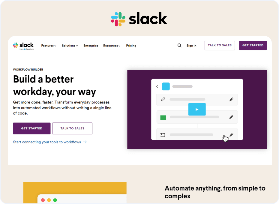 slack - Workflow Automation