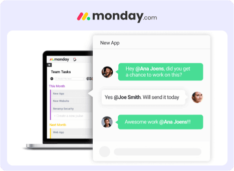 monday.com - Communication
