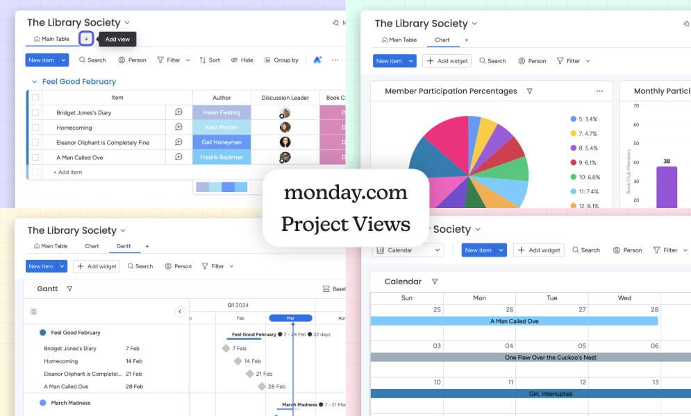 monday.com project views