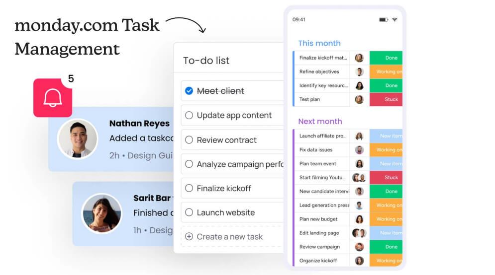 monday.com Task management