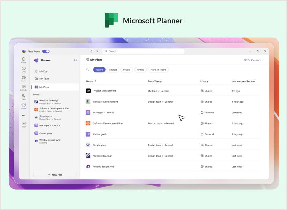 Microsoft Planner - Communication