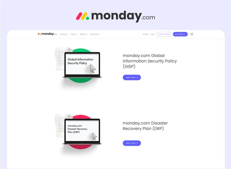 monday.com - Security