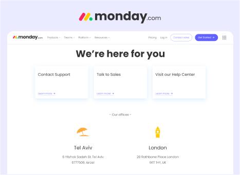 monday.com - Customer Support