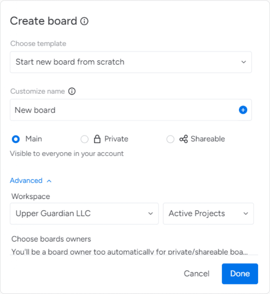 Create a New Dashboard