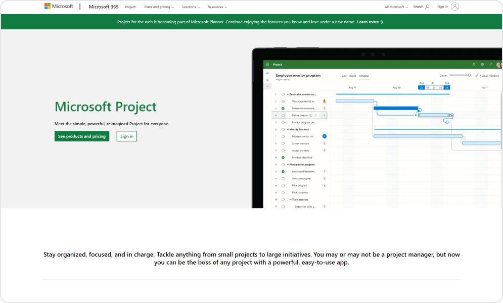 What is Microsoft Project?