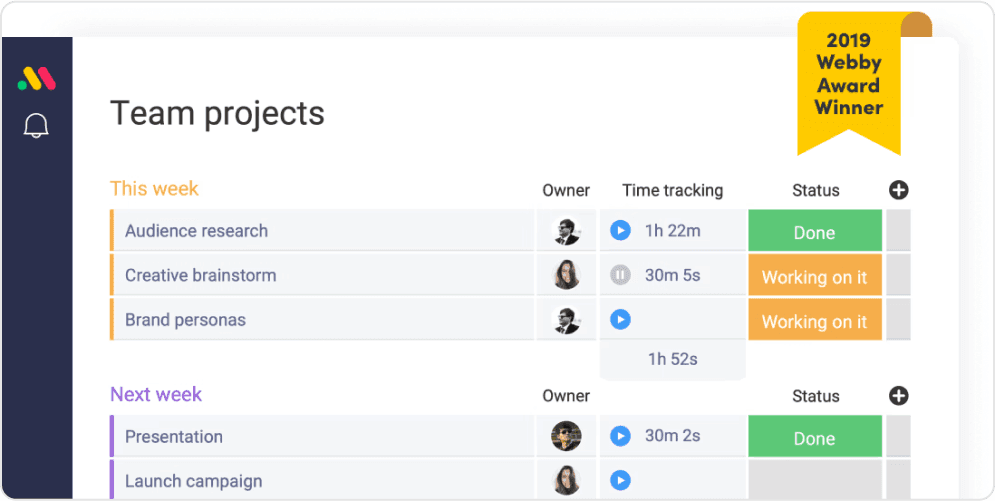 Time Tracking - monday.com