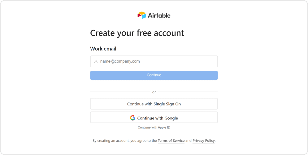 Airtable Account