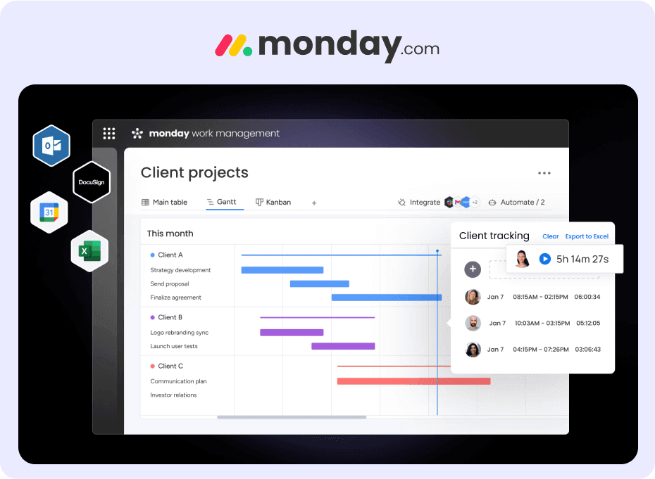 Key Features of monday.com