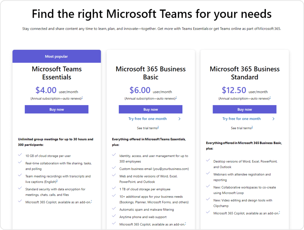 micorsoft project pricing