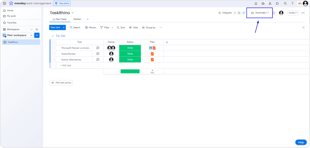 Access Automation Panel