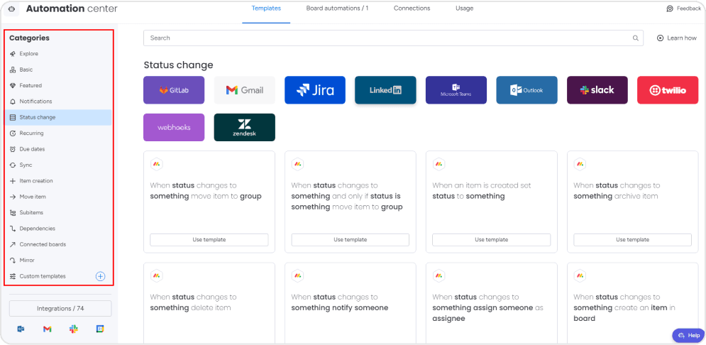 Choose an Automation Template