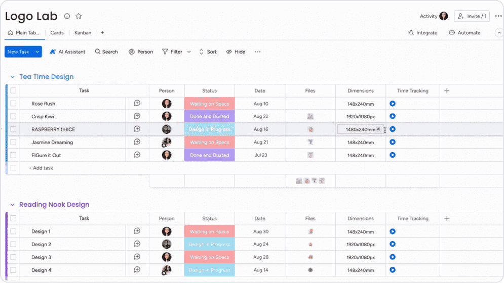 Time tracking by everhour