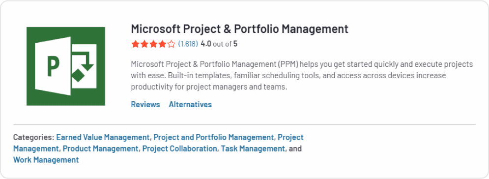 Microsoft Projects reviews