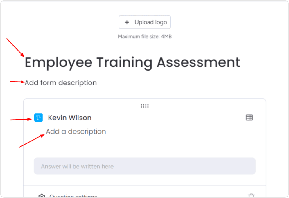 Set up the Form Structure