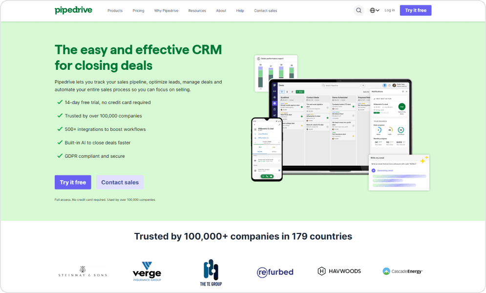 Pipedrive Dashboard