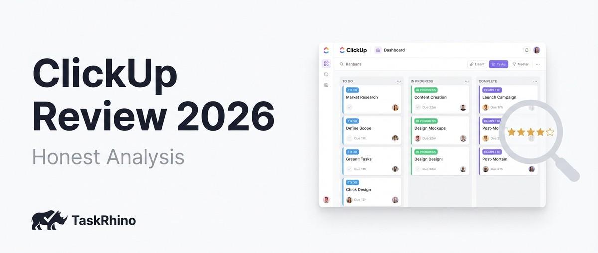 ClickUp Review 2026 Honest Analysis Banner