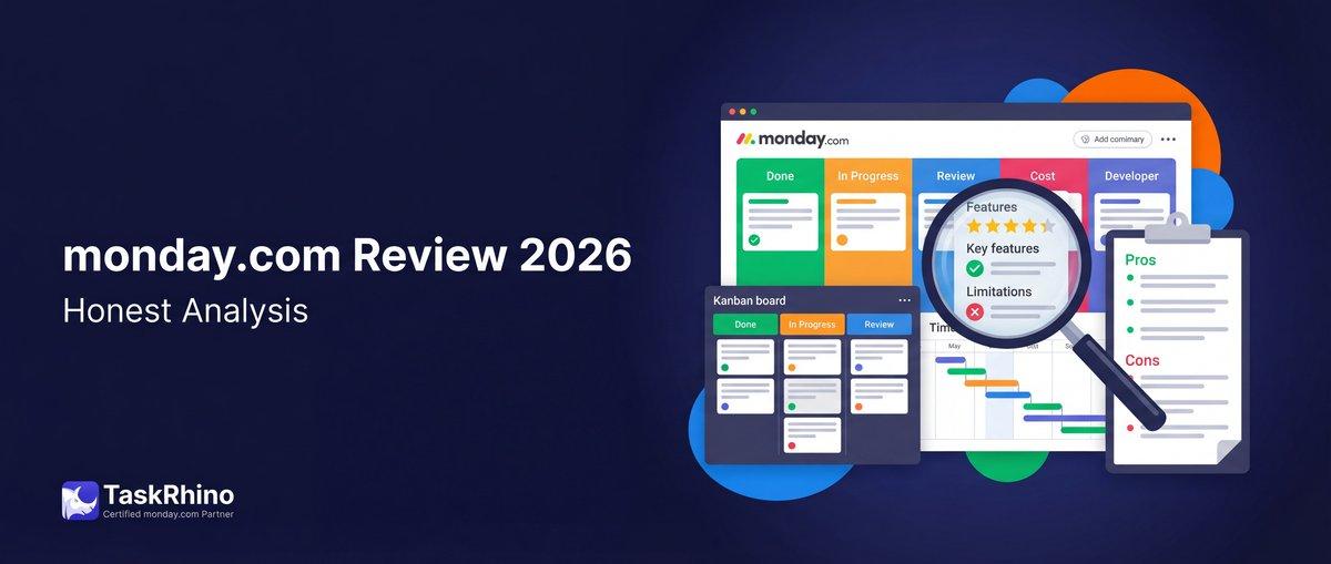 monday.com Review 2026 Honest Analysis Banner